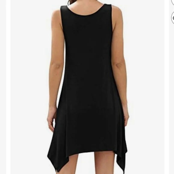 Women Sleeveless Dress Casual Flowy Swing Shift Dresses - Picture 2 of 3